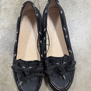 Coach Carissa Black Women's Loafers/Boat shoes, 6.5